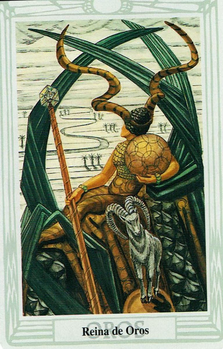 Reina de Oros - Aleister Crowley Tarot Thoth